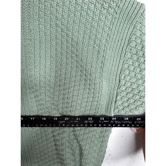 Abercrombie & Fitch Sage Green Oversized Button Front Cardigan Sweater XXL 2151 - Picture 12 of 12